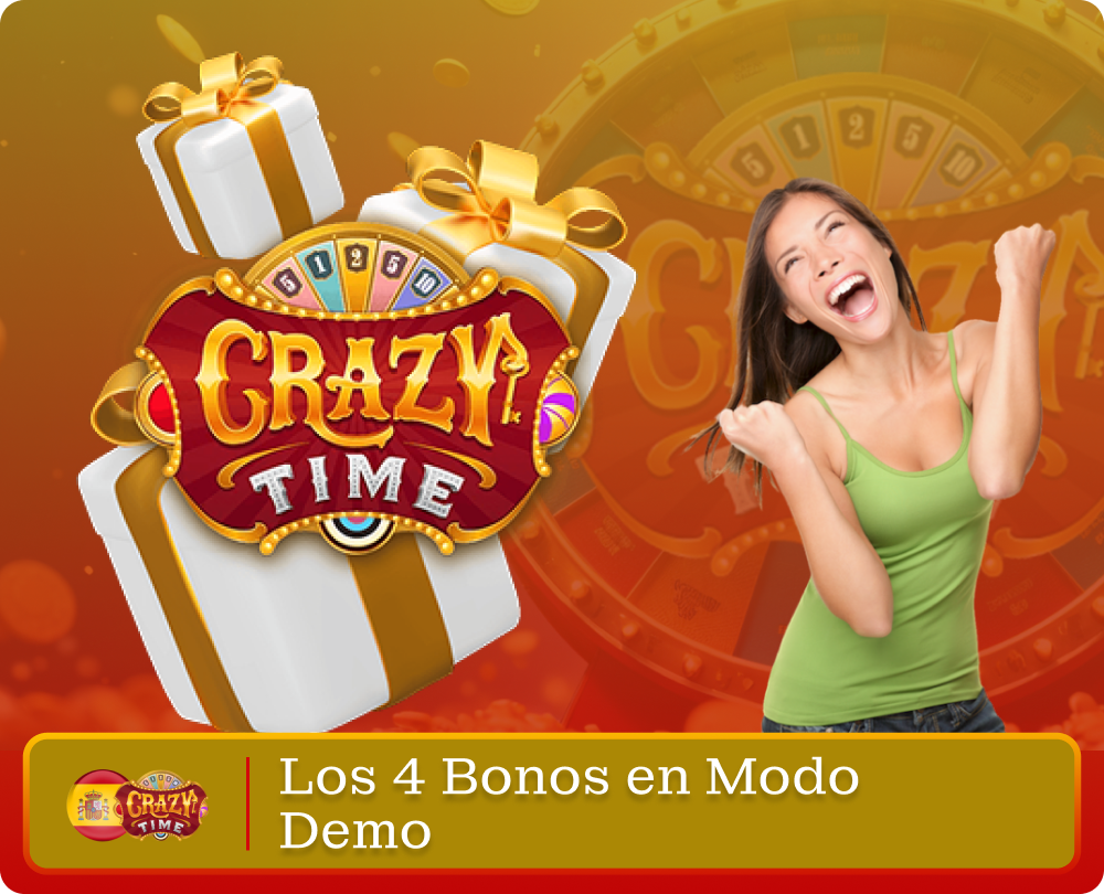 Bonos del modo demo CRAZY TIME España